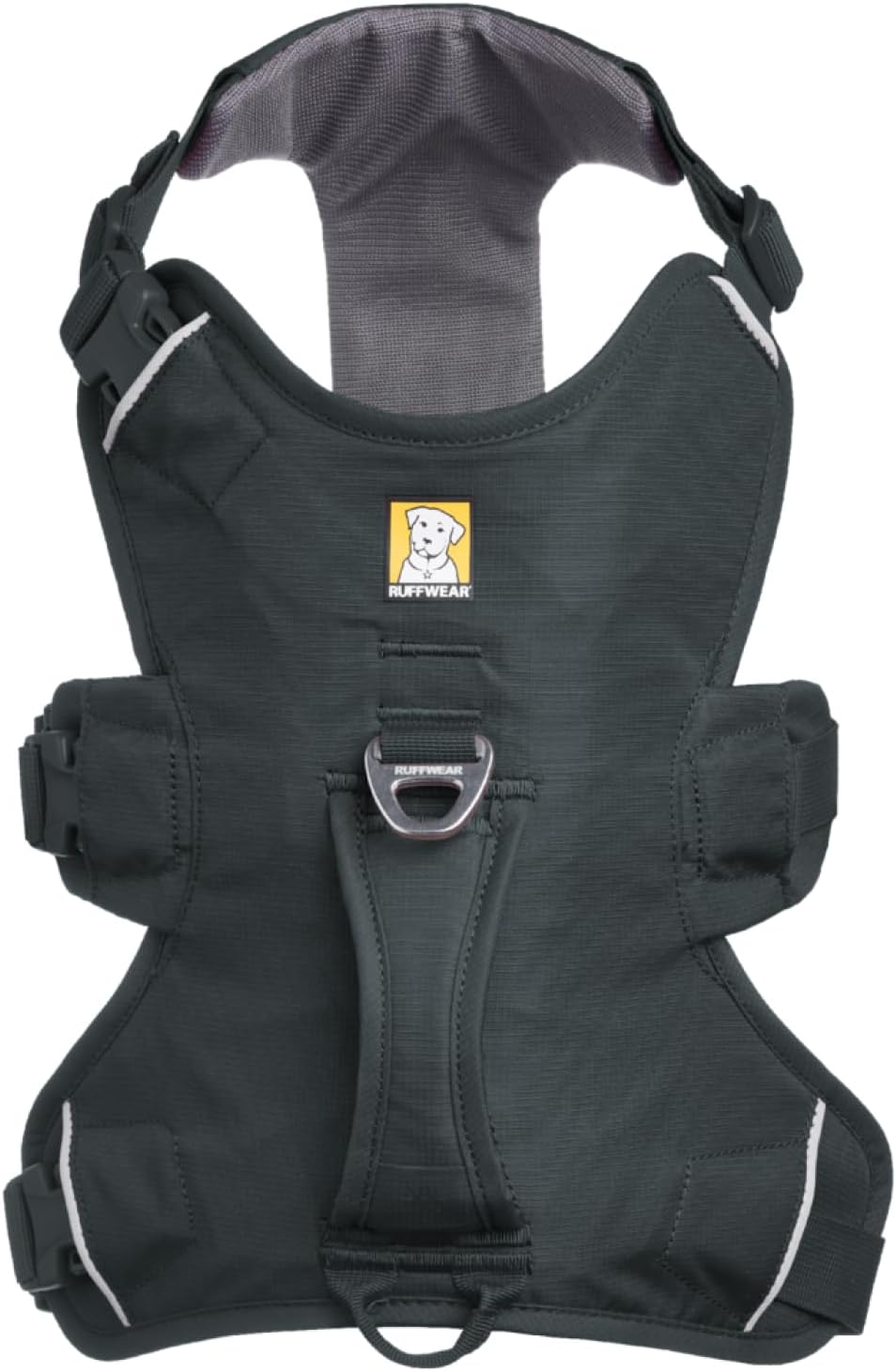 All Day Hiking Dog Support Harness Vest with Lift Handle Grip, Gray