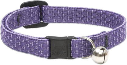 Eco Friendly Safety Breakaway Cat Collar with Bell Charm, Lilac Tone