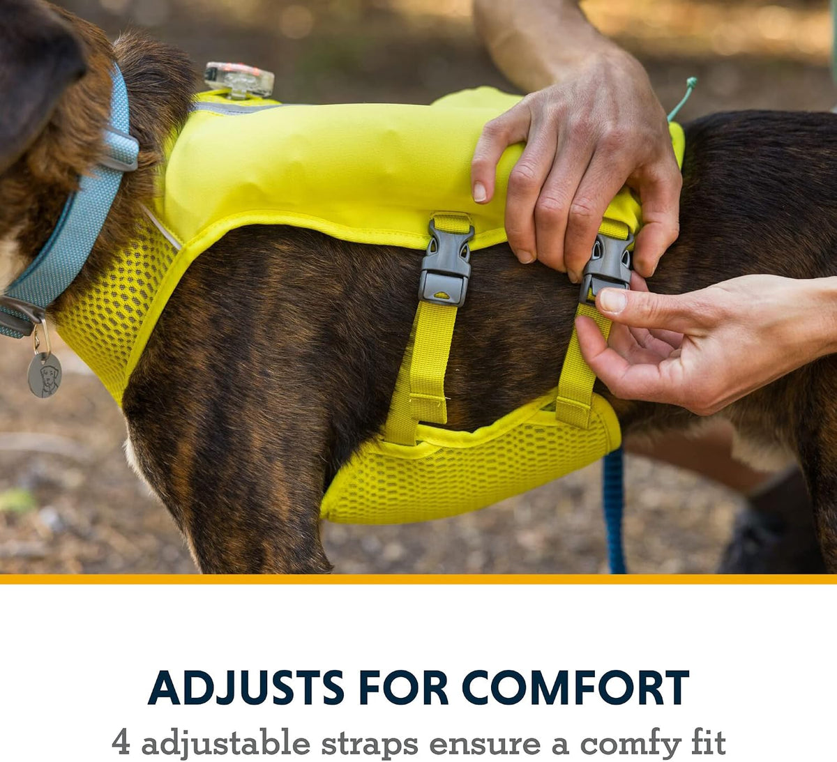 Adjustable Athletic Dog Harness Vest for Jogging and Hiking Light Green