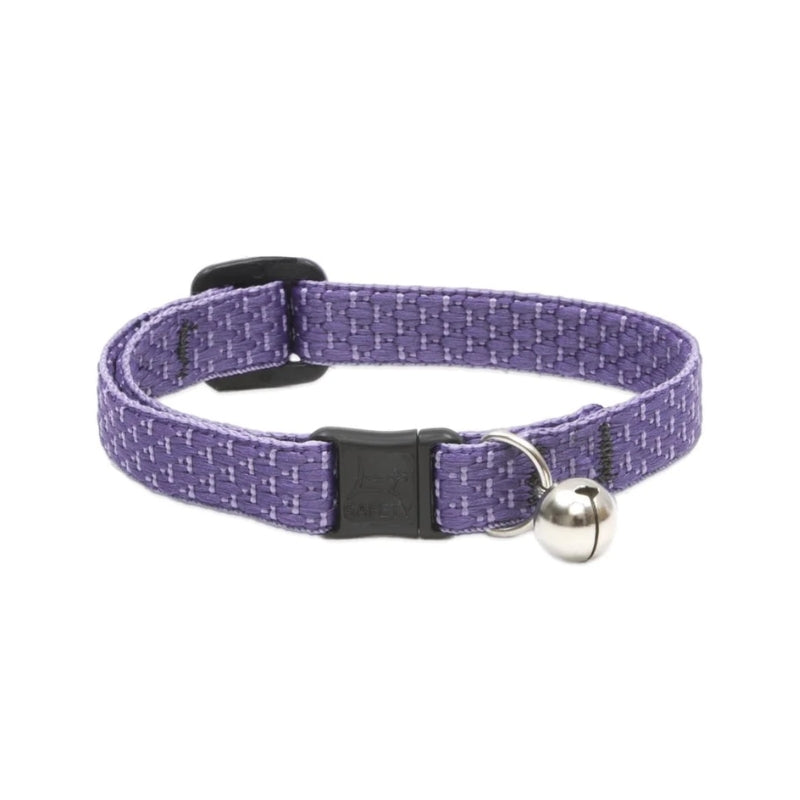 Eco Friendly Safety Breakaway Cat Collar with Bell Charm, Lilac Tone
