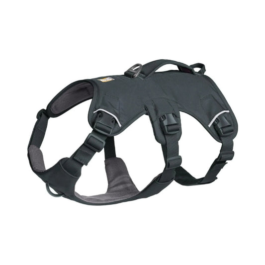 All Day Hiking Dog Support Harness Vest with Lift Handle Grip, Gray